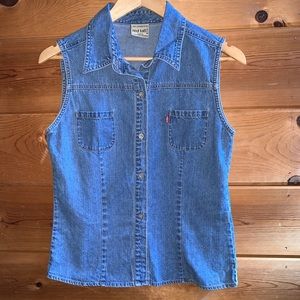 Levi’s Red Tab Sleeveless Top/Vest Sz S